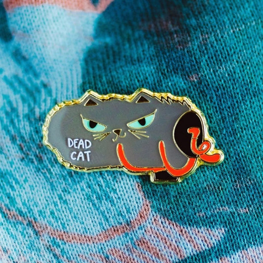 Microphone Dead Cat cover glow in the dark enamel pin