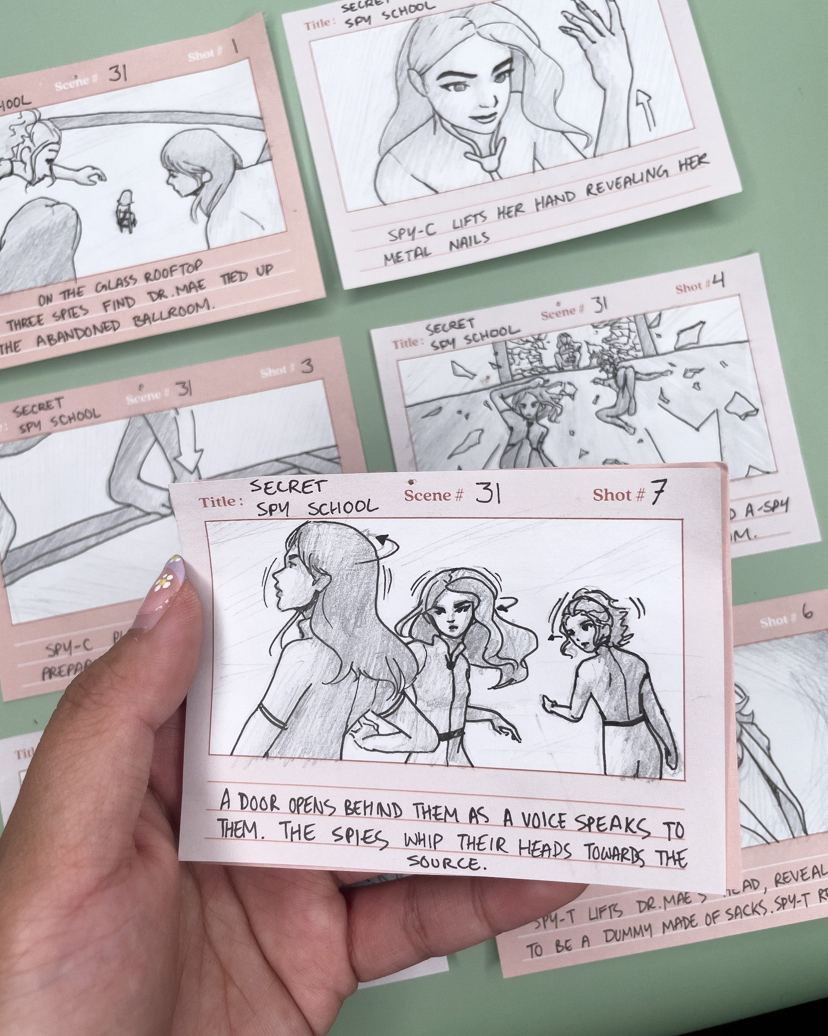 Unleash your creativity with the original Storyboard Sticky Note for artists! Perfect for visualizing and planning your next film, animation or graphic novel project, this premium sticky note features high-quality paper, durable binding, and a convenient layout for sketching and note-taking.