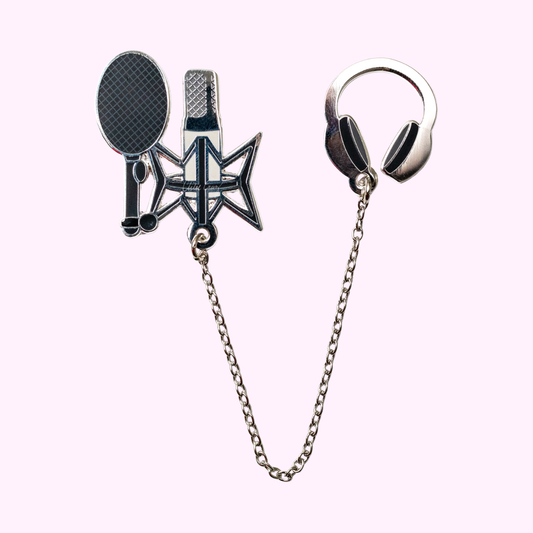 Voice Actor Enamel Pin