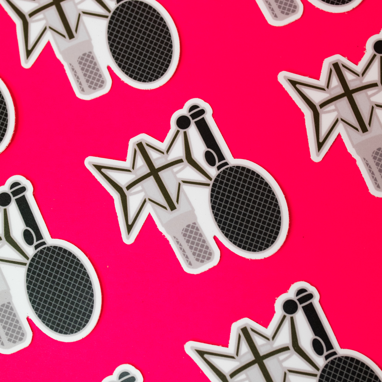 Voice Actor Vinyl Sticker