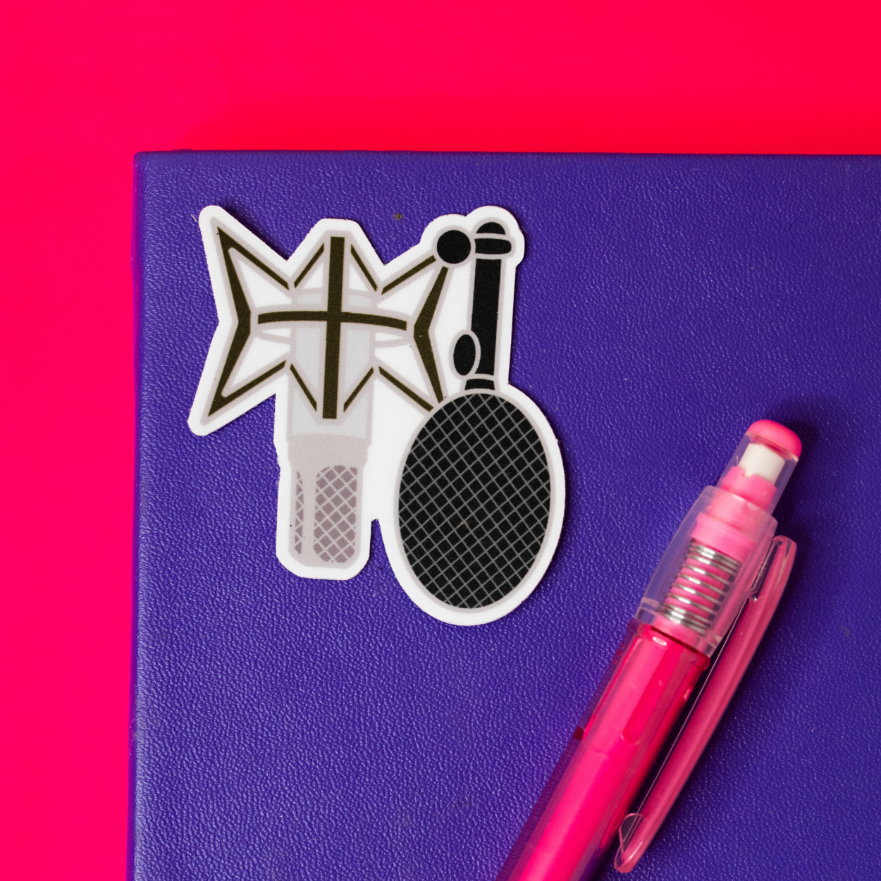 Voice Actor Vinyl Sticker