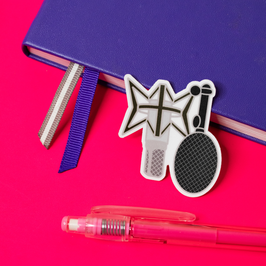 Voice Actor Vinyl Sticker