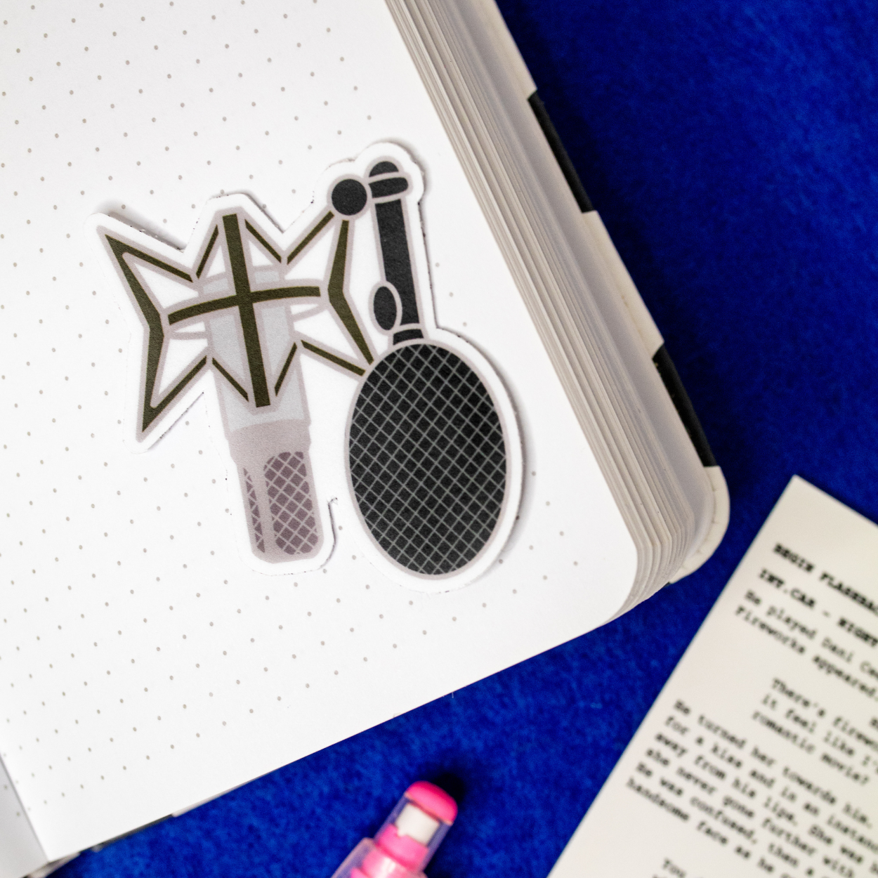 Voice Actor Vinyl Sticker