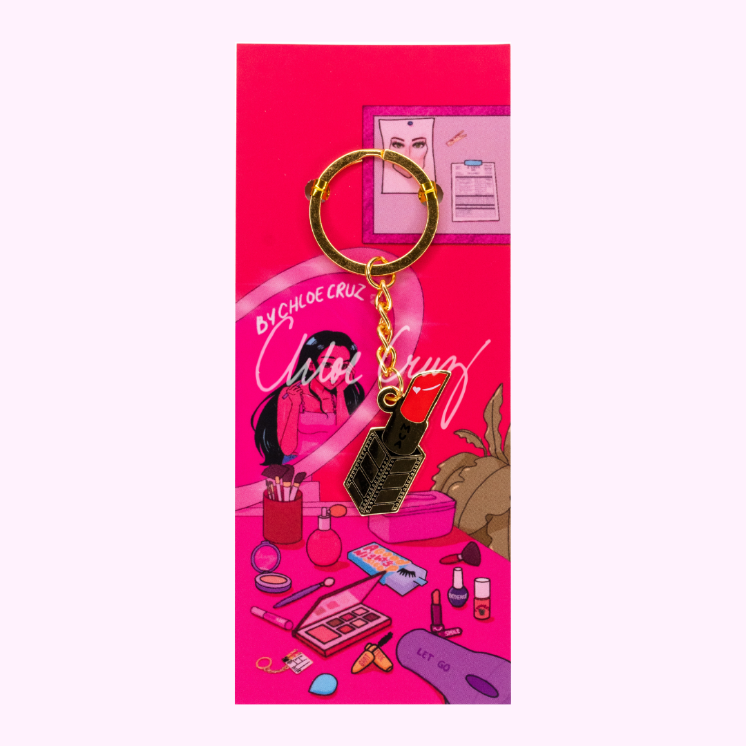 MUA Lipstick Keychain – By Chloe Cruz