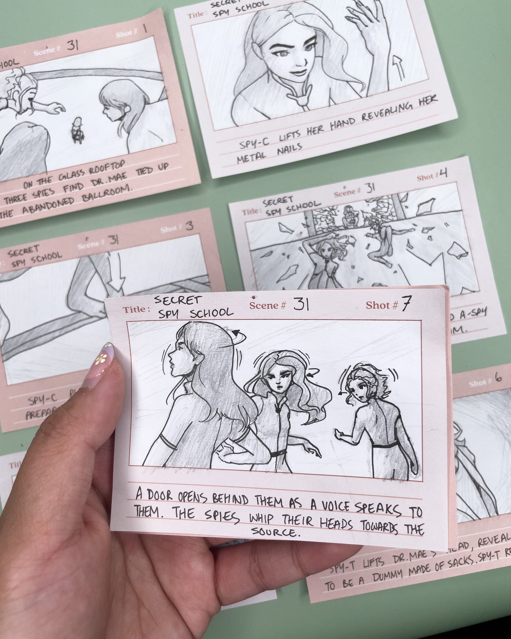 Unleash your creativity with the original Storyboard Sticky Note for artists! Perfect for visualizing and planning your next film, animation or graphic novel project, this premium sticky note features high-quality paper, durable binding, and a convenient layout for sketching and note-taking. 