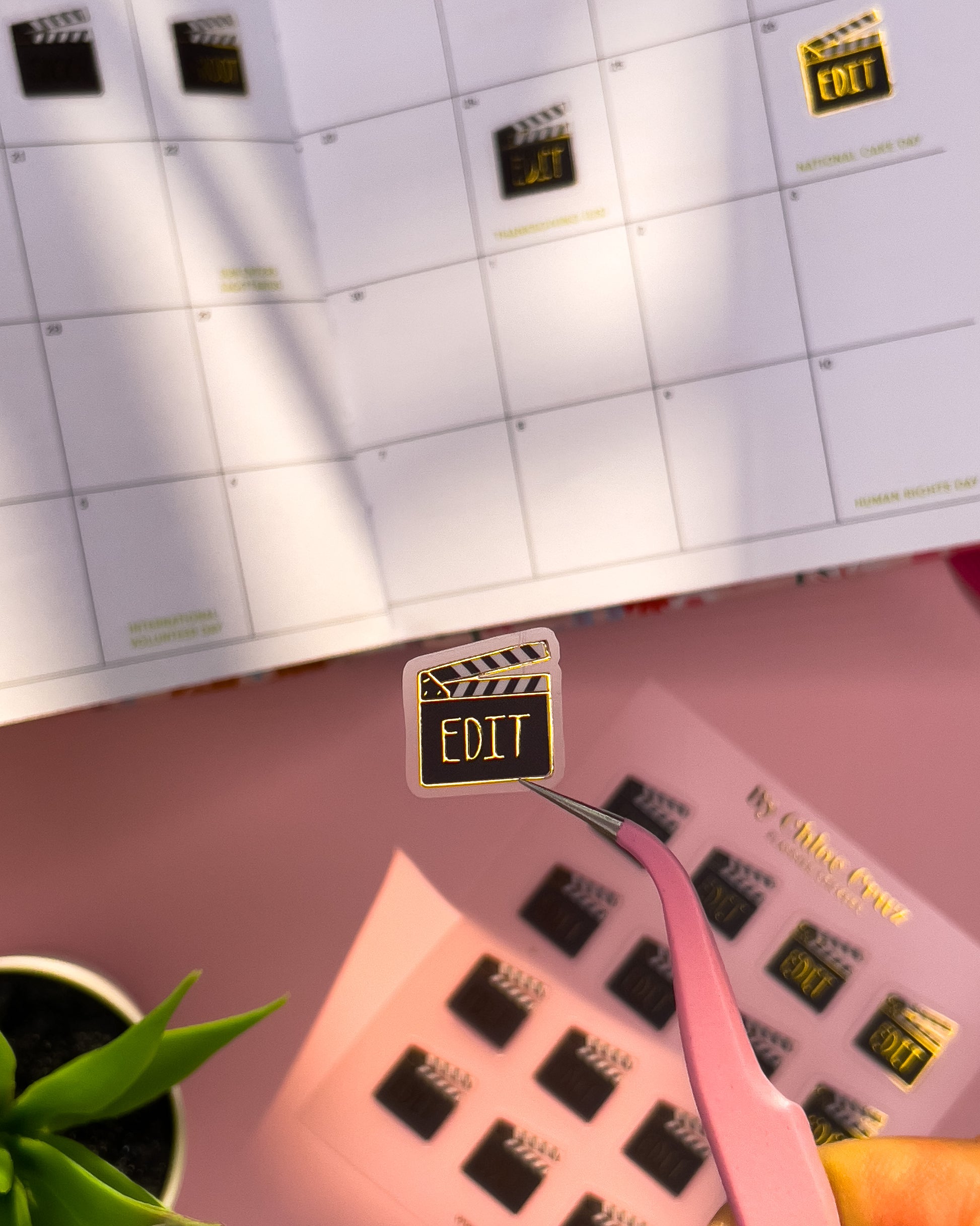 Edit Gold Foil Planner Stickers – By Chloe Cruz